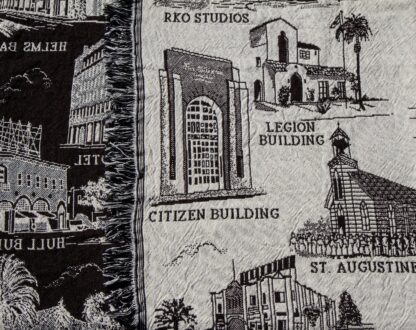 Culver City throw blanket - chocolate