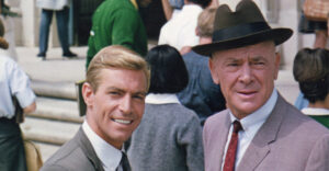 A still shot from the TV series Mr. Novak