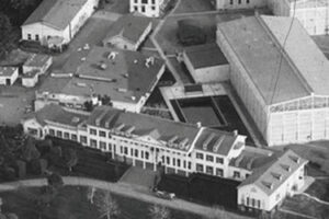 Culver Studios Bungalows Historic Aerial View