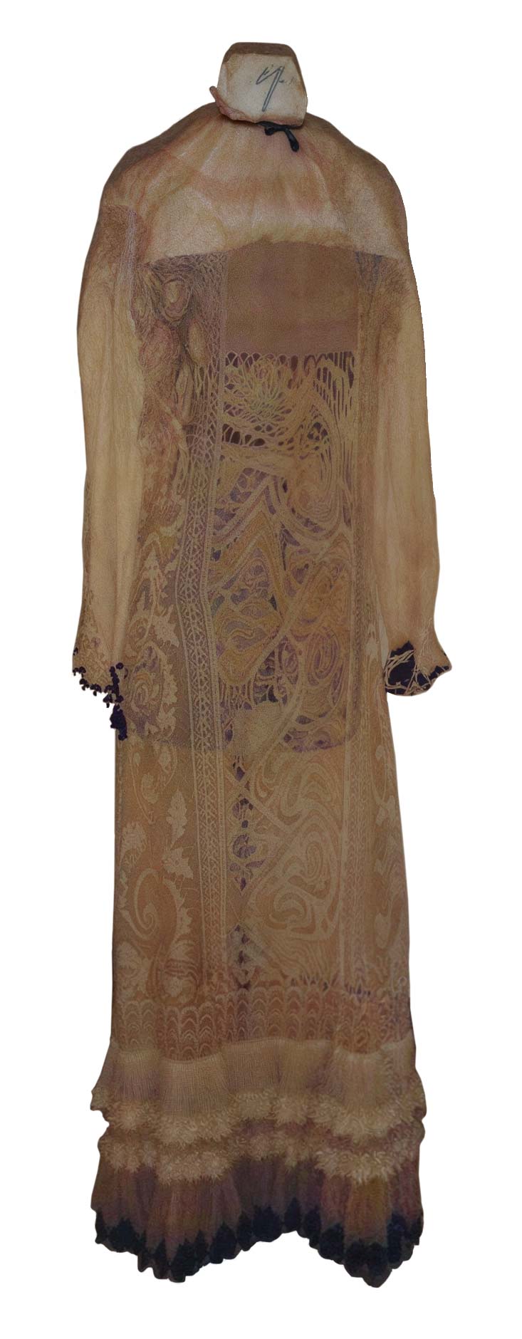 Dress worn by Gladys Cooper in the movie The Pirate in a scene with Judy Garland, worn as a nightgown.