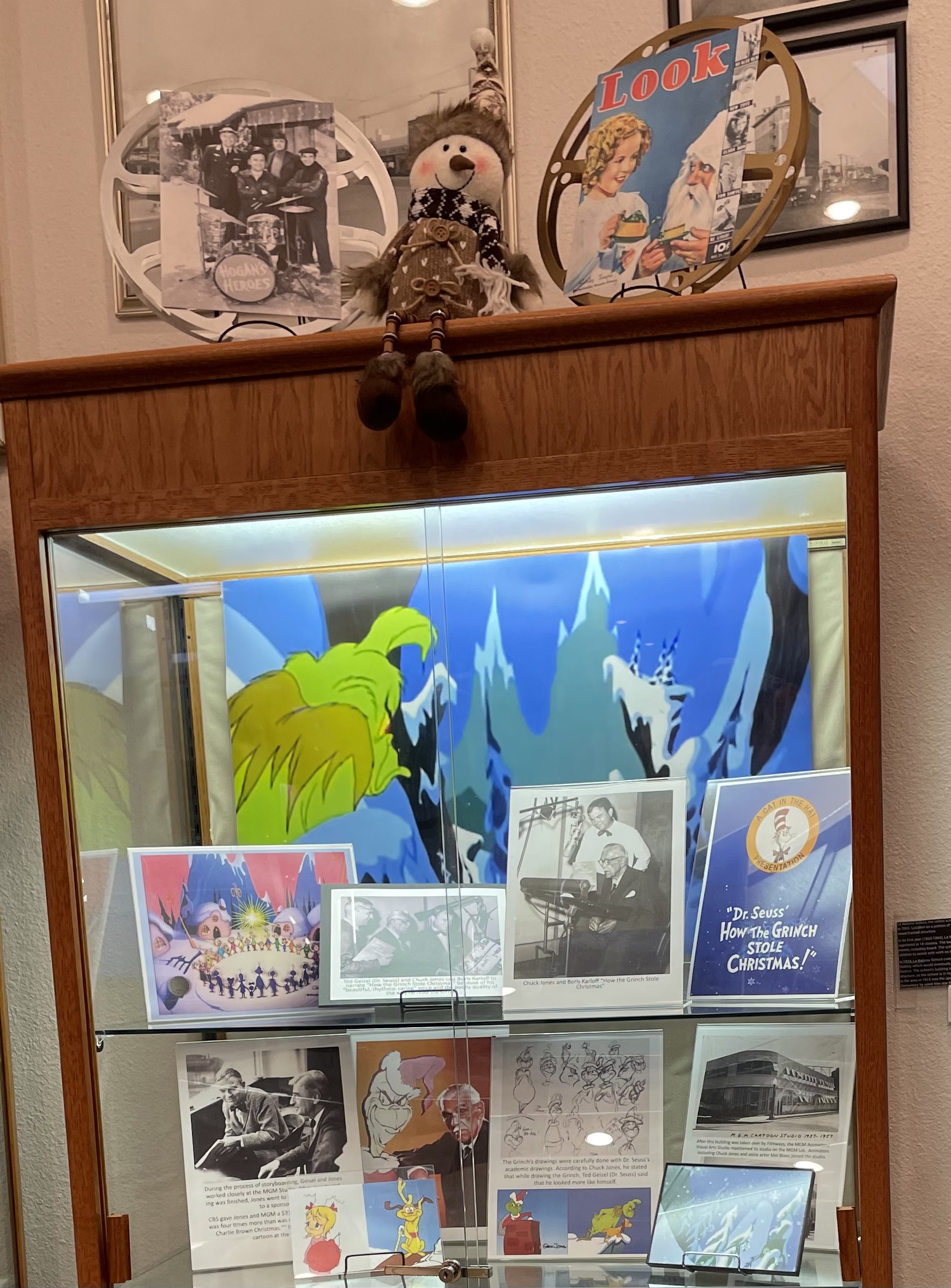 Storyboarding from the 1966 animated TV film “How the Grinch Stole Christmas” by Ted Geisel (Dr. Seuss) and Chuck Jones from MGM Studio