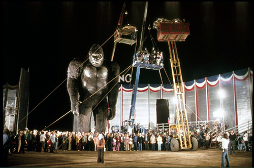 The 40-ft. animatronic Kong on MGM Lot 2 in 1976.