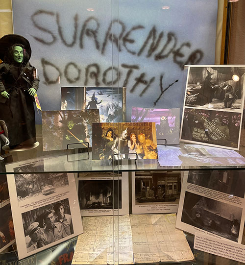 CCHS Exhibit October 2025 Wizard of Oz Wicked Witch Cabinet Detail